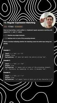 🌎 [en] LeetCode 10 in 2 minutes: RegEx via DP! #algorithmsanddatastructures #leetcode #python