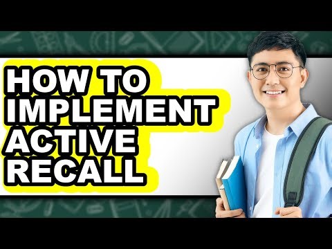 How to Implement Active Recall (easy Method)