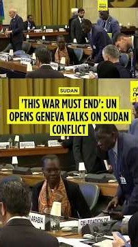 'This war must end': UN and Swiss officials hold talks on Sudan conflict