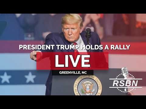 LIVE REPLAY: President Trump Holds a Rally in Greenville, NC - 10/20/26