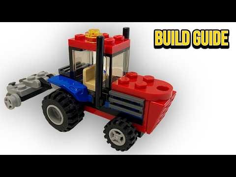 LEGO 30284 Tractor – Build This Using Your Own Parts (Step-by-Step)