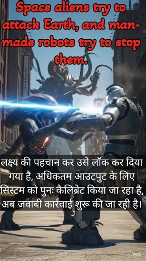 Aliens Attack Earth… But Robots Fight Back 🤖👽 #aliens, #curiosity, #imagination #Ai vs Alien