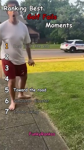 Ranking Best Golf Fails Moments!