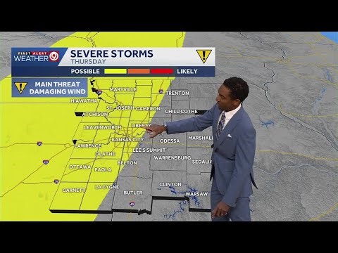 Kansas City weather: Windy and warm Wednesday, possible storms on Thursday
