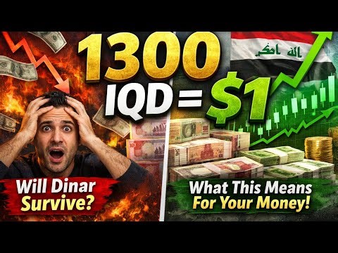 Big Budget Move 🚨 Iraq Confirms 1,300 Dinar Rate for 2026 — Stability or Signal
