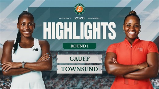 Coco Gauff vs Taylor Townsend | Round 1 Highlights | Roland-Garros 2026