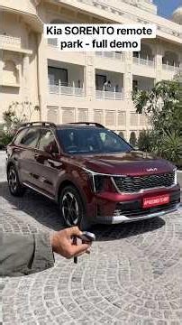 Kia SORENTO remote parking feature full demo !