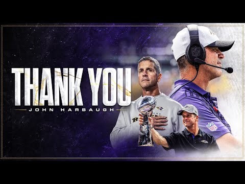 Thank You John Harbaugh | Baltimore Ravens