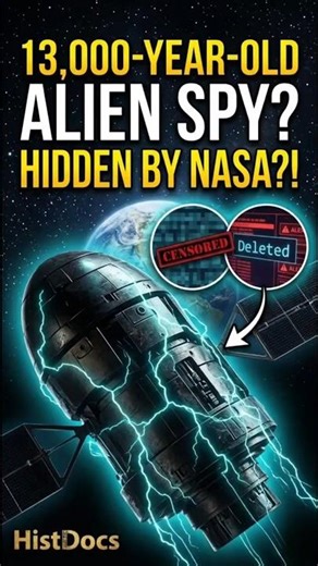 NASA’s Secret: The Black Knight Satellite Revealed! 🛰️ #HistDocs #shorts