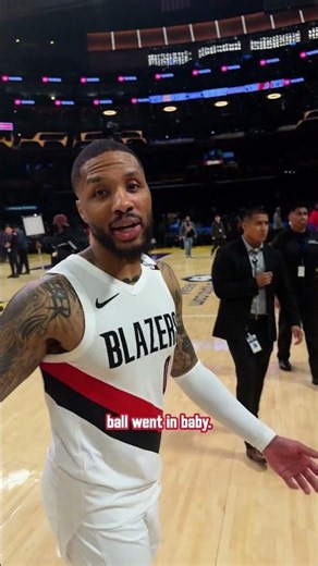 Saying Dame came up big is an understatement #nba #trailblazers #damianlillard #interviews