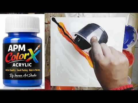 “Epic Acrylic Pouring Art | Stunning Color Explosion on Canvas 🎨🔥”