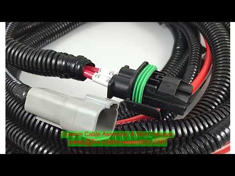 imaging endoscope micro coax drag chain shielded GMSL2 I PEX to Moldex IP68 PVC jacket braid shield