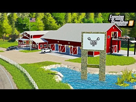 BUILDING A RCC DEALERSHIP FROM SCRATCH! (TRUCK ELEVATOR INSIDE) | FARMING SIMULATOR 2019