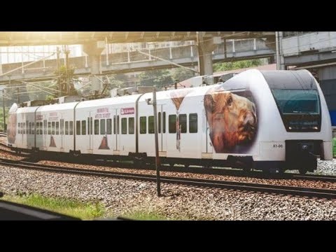 (Malaysia) ERL KLIA Transit Airport Link Siemens Desiro ET 425 M Arriving KLIA 2