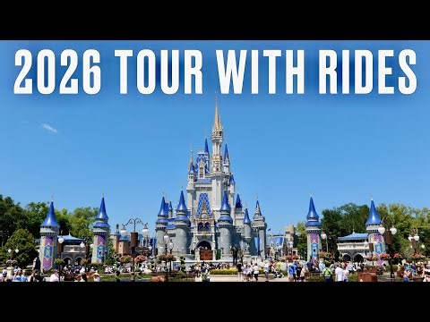 Magic Kingdom 2026 Walkthrough Experience w/ Rides in 4K | Walt Disney World Florida April 2026
