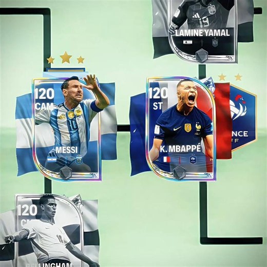 Messi and Mbappe 🐐❤️‍🔥 #eafcmobile24 #eafc24 #eafifa #fifa #fifa22 #fifa23 #fcmobile24