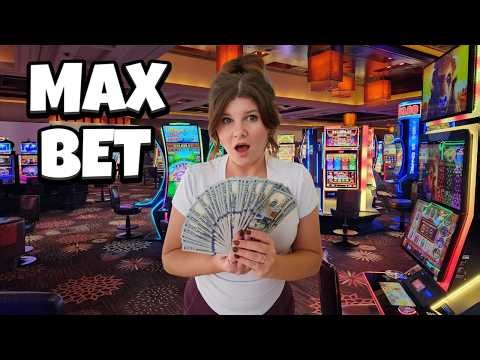 2 Hours of MAX Betting Slot Machines in Las Vegas!!!