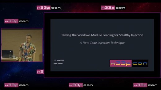 16. Hugo Valette: Taming the Windows Module Loading for Stealthy Injection | SEKTOR7 Institute