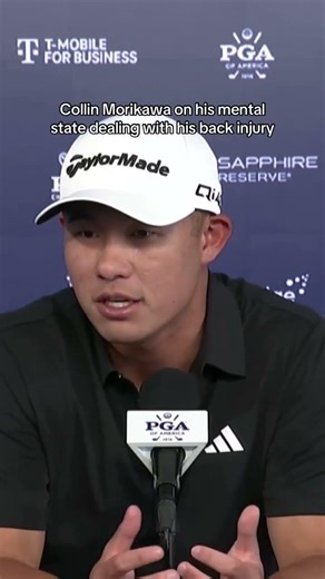 Collin Morikawa on his mental state while struggling with his back injury
