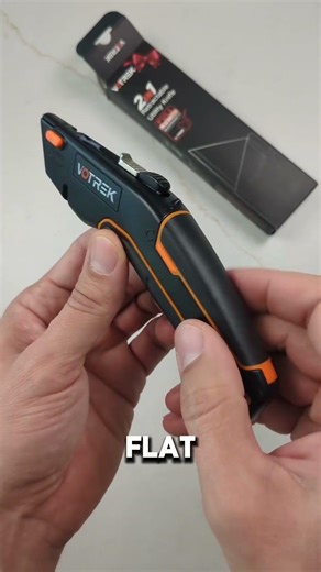 Slice through those Tasks with Ease. Heavy Duty, Two in One Box Cutter with Interchangeable Blades.
