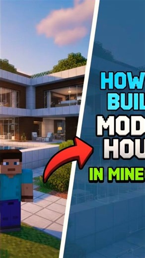 HOW TO build MODERN HOUSE🤑#shorts
