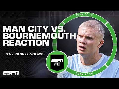 ‘They can challenge for the title’ 👀 Steve Nicol on Man City’s 2-1 win over Bournemouth | ESPN FC