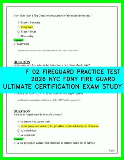 F 02 FIREGUARD PRACTICE TEST 2026 NYC FDNY FIRE GUARD ULTIMATE CERTIFICATION EXAM STUDY GUIDE vi