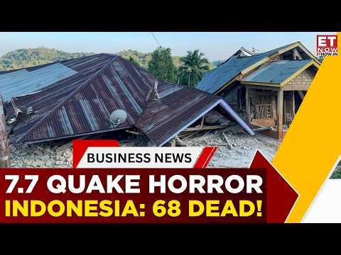 Indonesia Earthquake Horror: 68 Dead, 200+ Injured As Homes Turn To Rubble | Devastating Aftermath