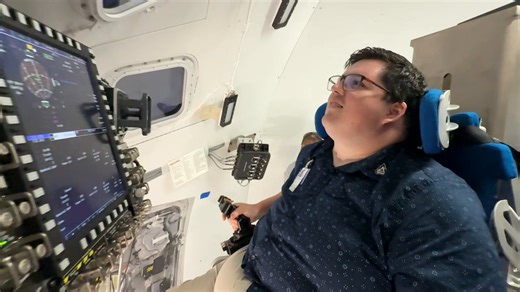 This morning, I stepped inside the NASA Orion simulator at the Jake Garn Mission Training Center at NASA Johnson Space Center in Houston, Texas.This is the same simulator the Artemis II crew trained in and where future Artemis crews will prepare for missions beyond Earth.During my session, I experienced EarthSet as it was seen by the Artemis II crew aboard Orion. Watching our planet slowly disappear behind the Moon shifts your perspective.Even while standing firmly on Earth, it offered a small g