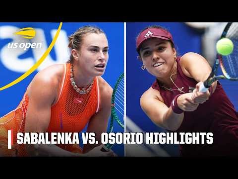 Aryna Sabalenka vs. Camila Osorio | Full Match Highlights | 2026 US Open