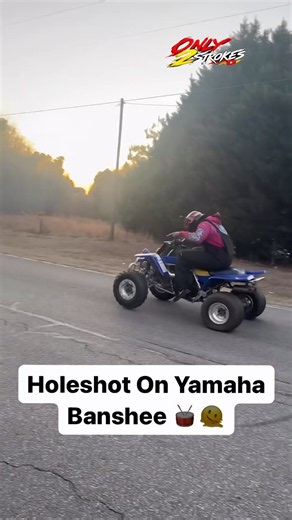 Can Anything Beat a Yamaha Banshee Off the Line? 👀🔥 #banshee350 #2stroke #holeshot