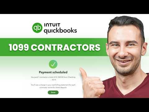 How to Pay 1099 Contractors in QuickBooks Online (2026)