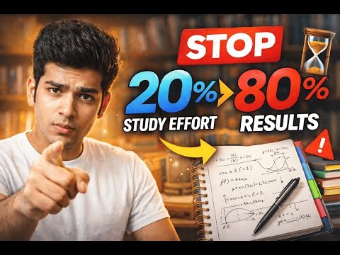 STOP Wasting Time! 20% Study Effort Can Get You 80% Results.