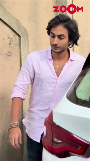 Arhaan Khan looks in a RUSH as he is spotted outside Malaika Arora's mother's house #shorts
