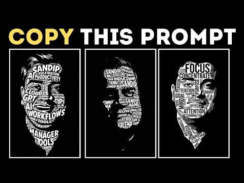 How to Turn Photos into Text Art with Google Nano Banana (AI Masterclass #4)