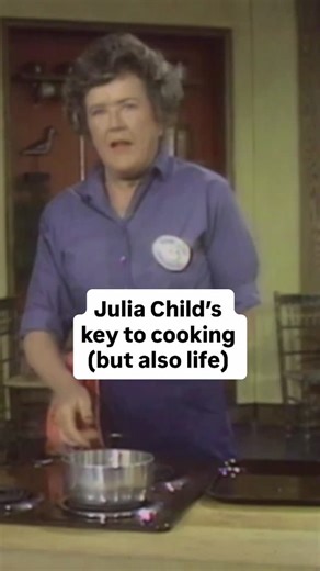 GBH on Instagram: "In our Je m’en foutisme era. Always. . . . (🎞️: @gbharchives) #JuliaChild #PBS #cooking #FearOfFailure #inspo"