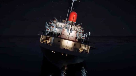 This video shows what happened when a ship sank in just 7 minutes - gone in 7 minutes