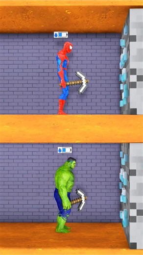 Spider-man Team vs Hulk Team:Who will find the treasure first?Rich or Poor