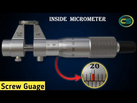 How to measure wire gauge using micrometer screw gauge 