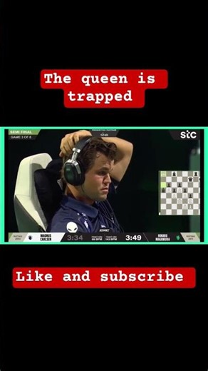 The trapped queen ｜｜ MAGNUS VS HIKARU ｜｜ ESPORTS WORLD CUP 2025