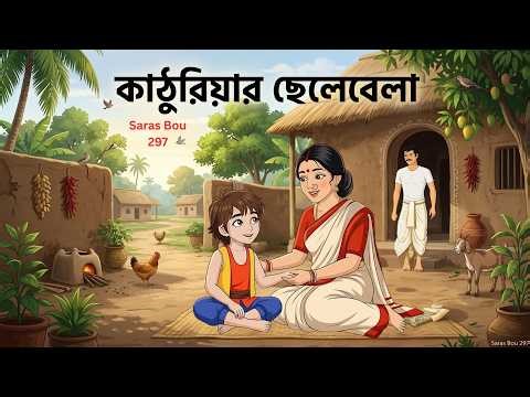 Saras Bou 297 | কাঠুরিয়ার ছেলেবেলা ০১ | তেজসের জীবনের অজানা গল্প | Animate Me @AnimatemeAdventure