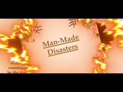 Project file on Natural Disaster and Man made with pdf 