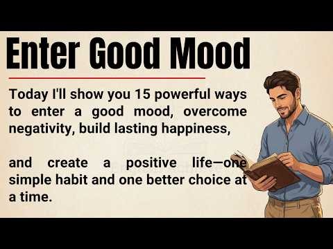 Enter Good Mood Every Day 😊 || 15 Powerful Habits to Stay Happy & Positive || Graded Reader