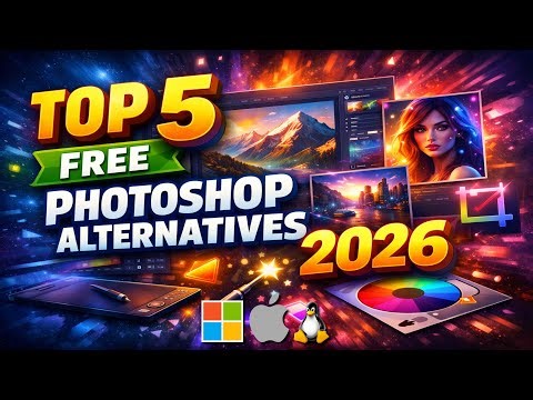 Top 5 Best FREE PHOTOSHOP Alternatives (2026)