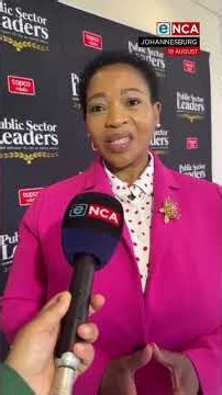 Nomusa Dube-Ncube delivered the keynote address at the Public Sector Leaders Summit.
