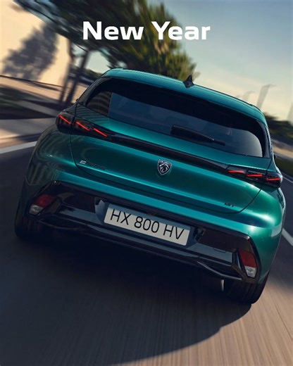 New Year. New Me. New Peugeot 308. Sleek design, cutting-edge tech, and a choice of powertrains - because 2026 deserves a fresh start in style. 🤩​ #Peugeot | PEUGEOT