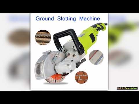 220V Electric Wall Chaser Groove Cut Machine 040mm Wall Slotting Machine Steel Concrete Cut Ground
