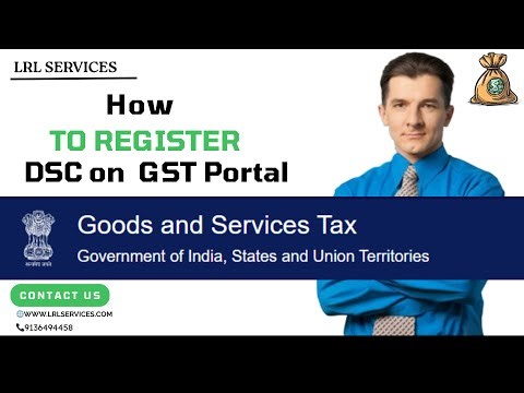 How to Register DSC on GST Portal