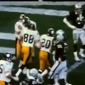 1974-12-29 Pittsburgh Steelers @ Oakland Raiders (Franco Harris 21-yard Touchdown run) | On this day in Professional Football History