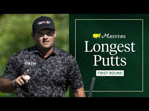 The Longest Putts From the First Round | The 2026 Masters